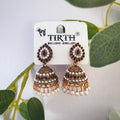 White antique jhumka