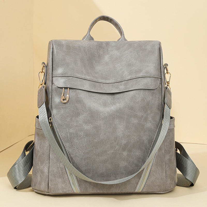 Womens Casual Soft PU Leather Shoulder Bag
