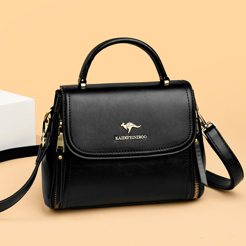 Retro High-end Textured Tote And Shoulder Bag