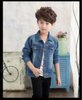 children girls ripped denim jacket kids boys kinny coat tops