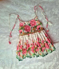Girls Traditional Floral Print Dress