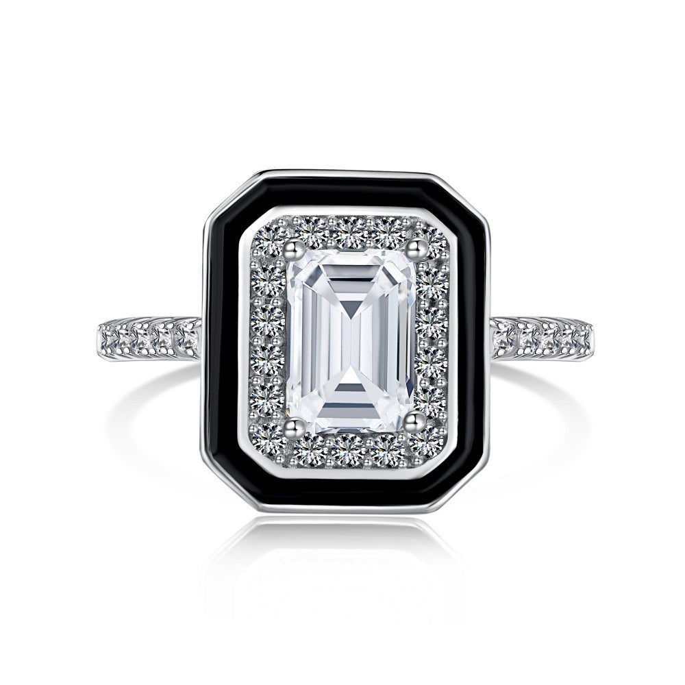 S925 Sterling Silver Ring Necklace And Earring Suit