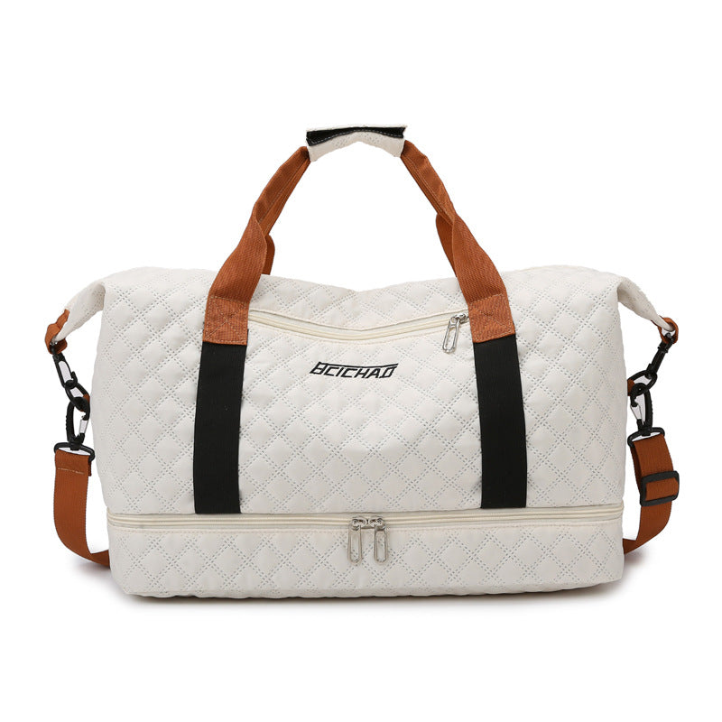 High-Capacity Sports Fitness Carry-On Duffel Bag For Short Trips