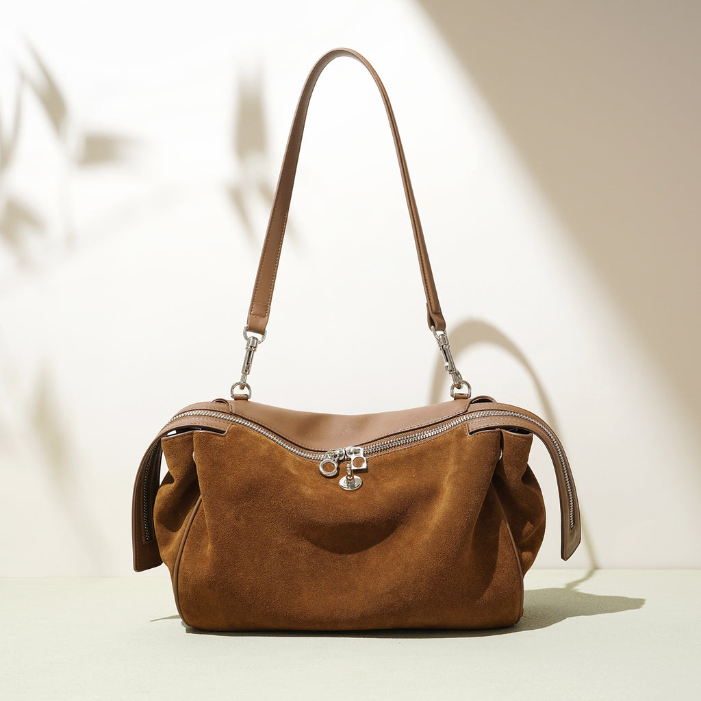Luxury Niche Fashion Crossbody Bag Made From Genuine Leather