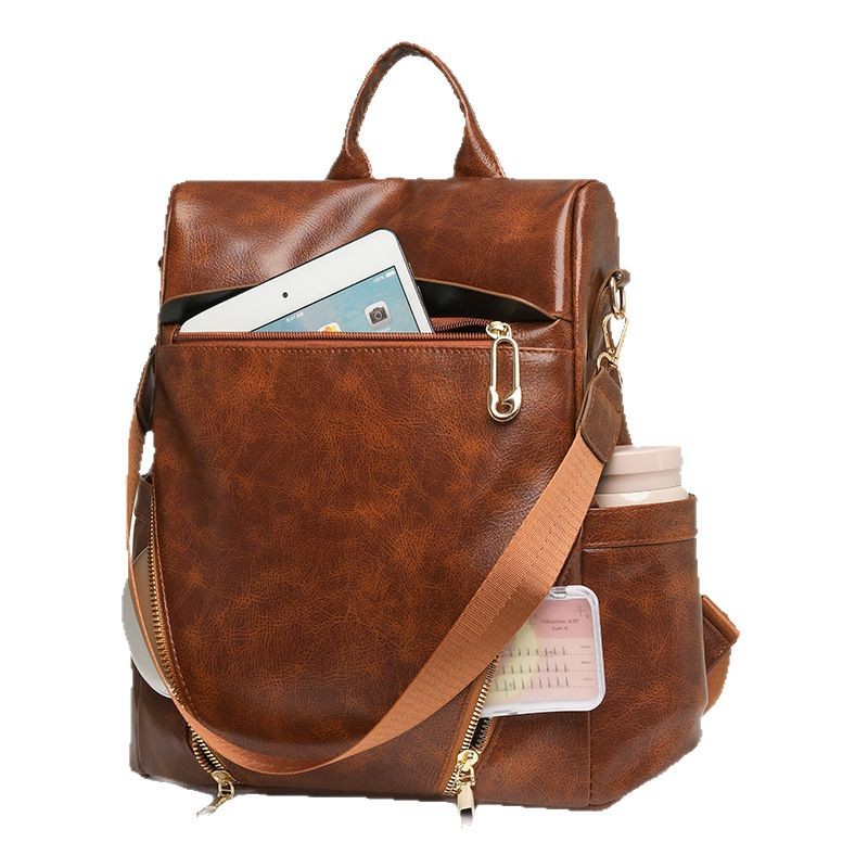 Womens Casual Soft PU Leather Shoulder Bag