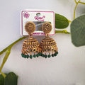 Green jhumka