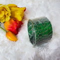 Raindrop green glass bangles