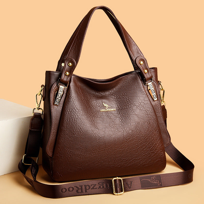 High-Capacity Niche-Design Tote Bag Elegant Shoulder Bag For Midlife Moms