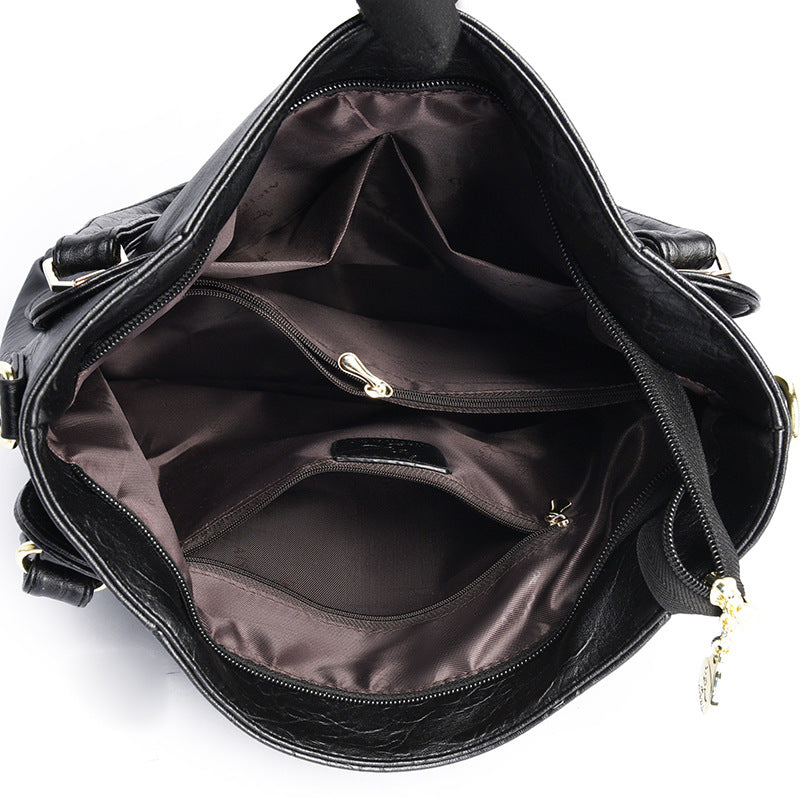 High-Capacity Niche-Design Tote Bag Elegant Shoulder Bag For Midlife Moms