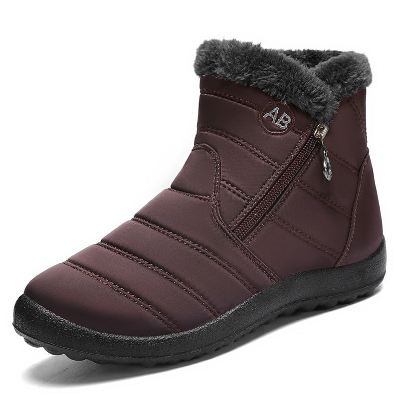Womens Winter Cotton Shoes New PU Style For Foreign Trade