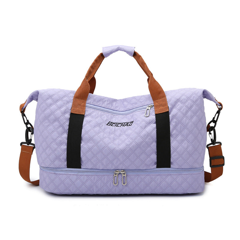 High-Capacity Sports Fitness Carry-On Duffel Bag For Short Trips