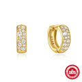 925 Sterling Silver Heart-shaped Diamond Earclip Earrings