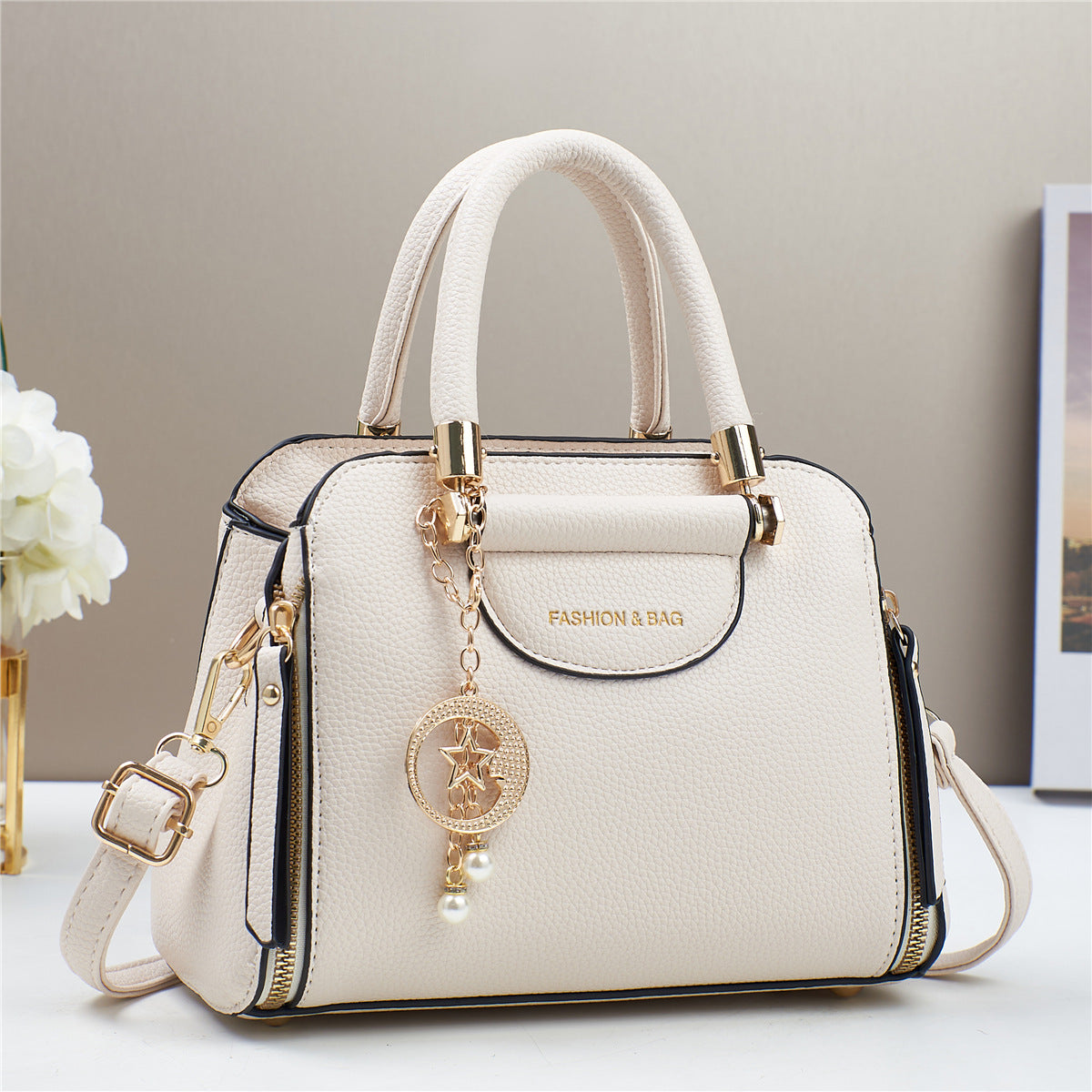 Fashionable Versatile Casual Western-style Minimalist Trendy High-end Large-capacity Light-luxury And Niche