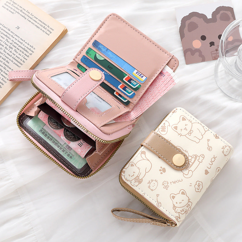 Simple And Cute Japanese-style Womens Clutch