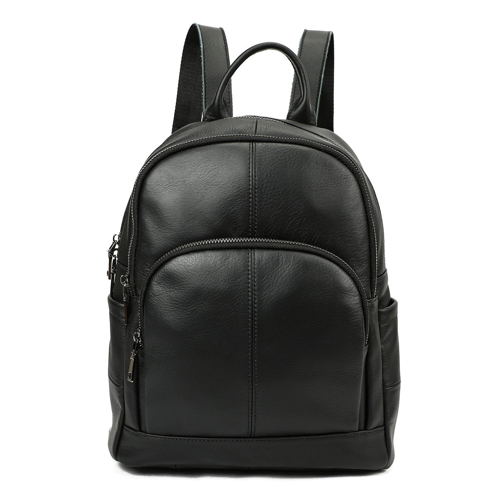 Elegant And Casual Leather Womens Backpack