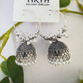 White jhumka