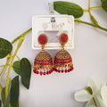 Red jhumka