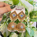 Traditional Peacock Design Jhumka Earrings