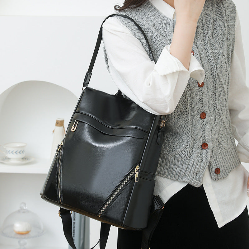 Womens Casual Soft PU Leather Shoulder Bag