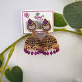 Multi colour jhumka