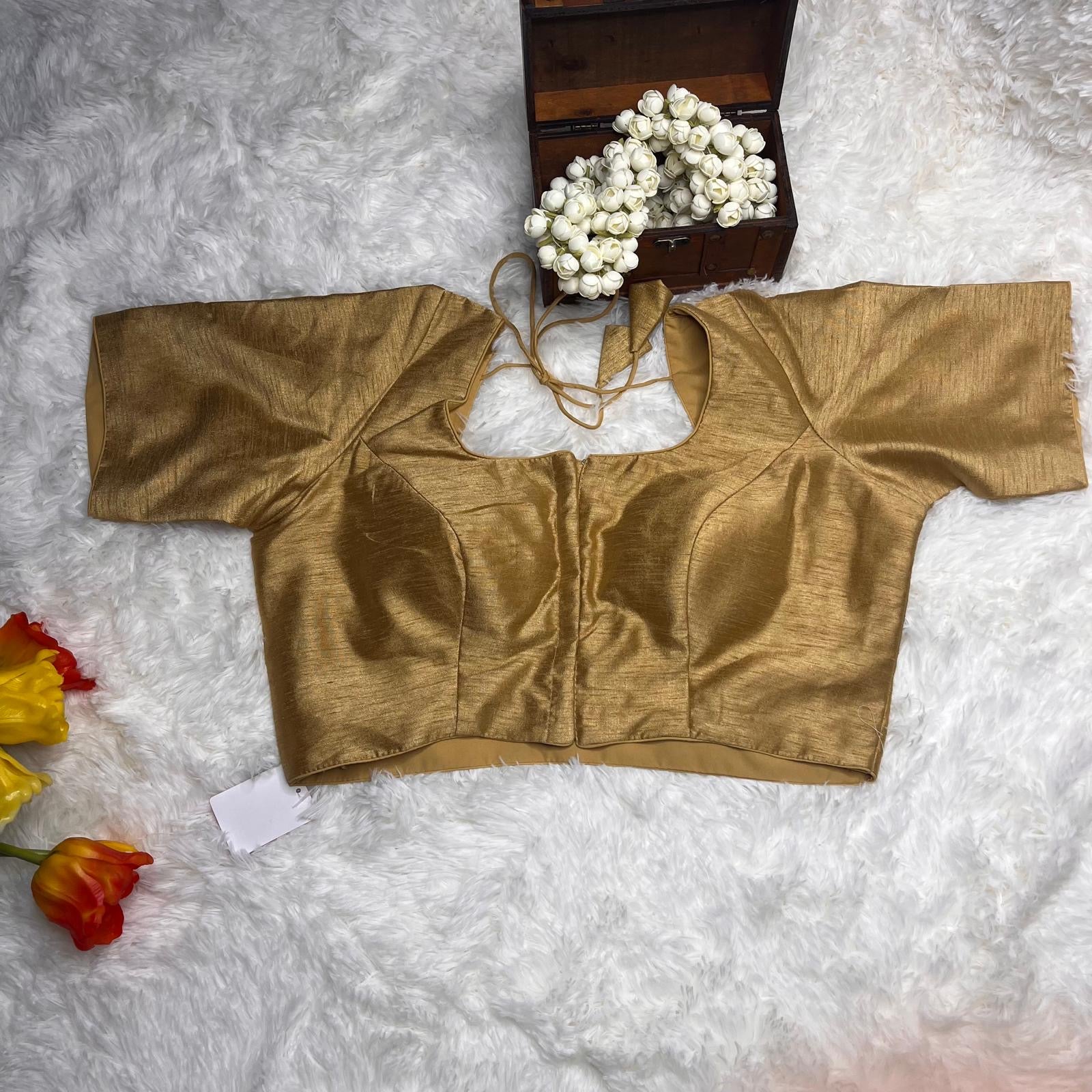 Readymade golden blouse
