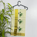 Elegant Floral Print Kerala Saree with Gold Zari Border