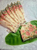 Girls traditional lotus design lehenga choli set