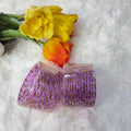 Raindrop purple glass bangles