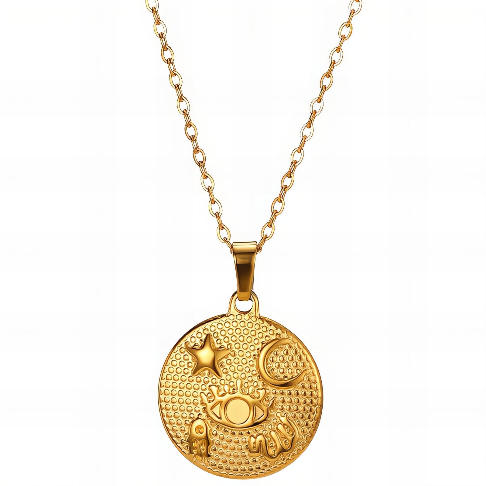 18K Gold-Plated Minimalist Necklace – 316L Stainless Steel