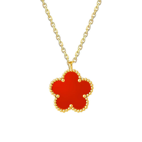 18K Gold Plated Minimalist Pendant Necklace – Stainless Steel