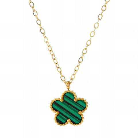 18K Gold Plated Minimalist Pendant Necklace – Stainless Steel