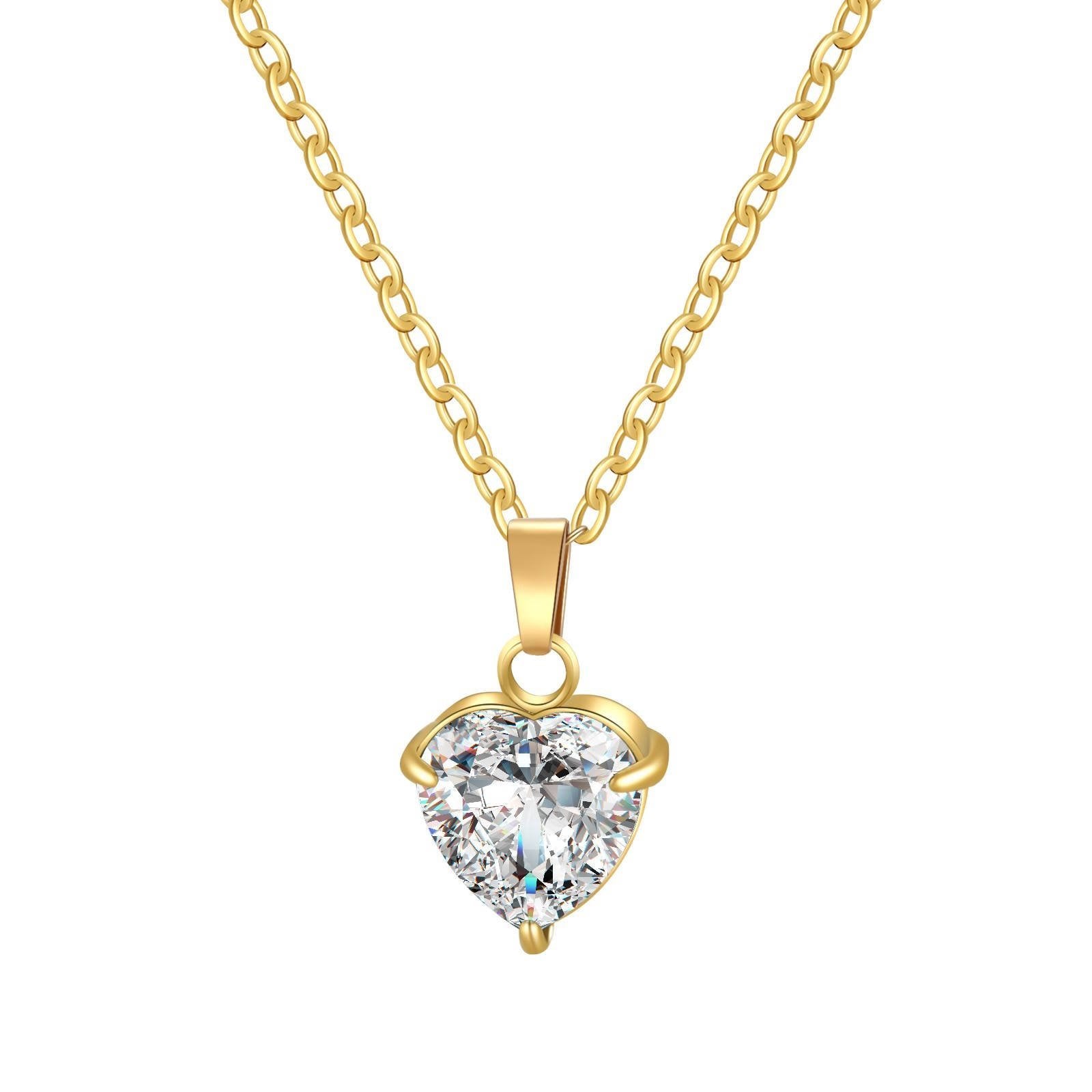 The Eternal Sparkle Heart Necklace