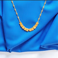 18K Gold Plated Geometric Cube Necklace | Waterproof & Tarnish-Free 316L Stainless Steel Minimalist Jewelry