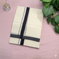 Classic Black Border Traditional Dhoti for Men