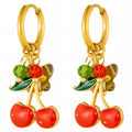 18K Gold Plated Congo Hoop Earrings – 316L Stainless Steel Waterproof Hypoallergenic Minimalist Hoops