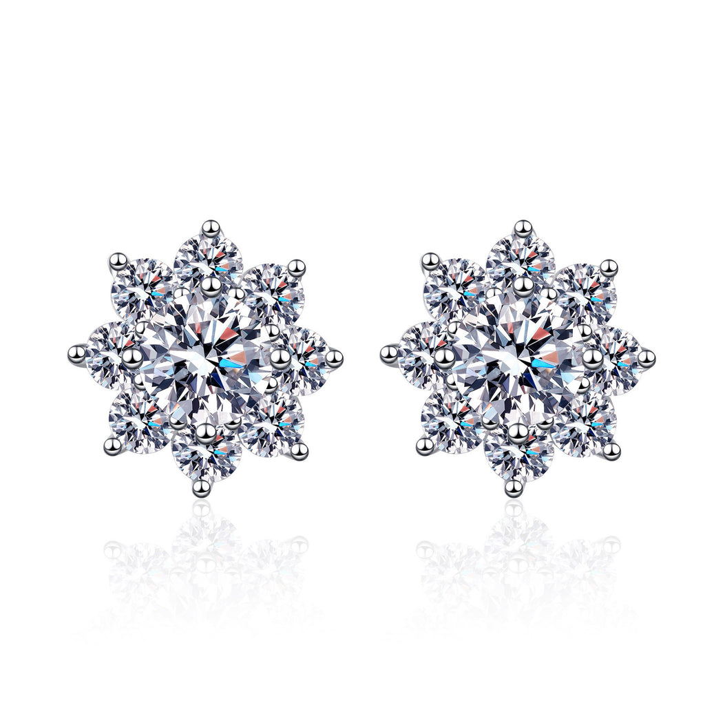 1 Carat D Colour Moissanite Pendant – 925 Silver Plated, Excellent Cut, Rhodium & Palladium Finish