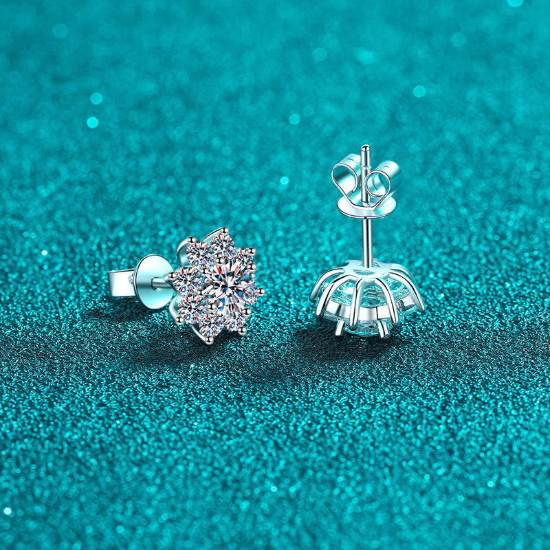 1 Carat D Colour Moissanite Pendant – 925 Silver Plated, Excellent Cut, Rhodium & Palladium Finish