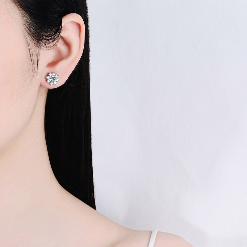 1 Carat D Colour Moissanite Pendant – 925 Silver Plated, Excellent Cut, Rhodium & Palladium Finish