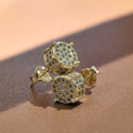 Gold Plated Zircon Stud Earrings for Women | 5A Zircon Sparkle | S925 Sterling Silver Post | Elegant Hypoallergenic Jewelry