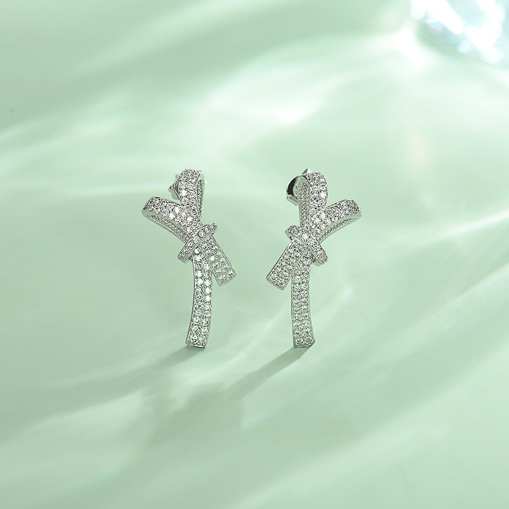 Gold Plated 5A Zircon Stud Earrings for Women | Hypoallergenic S925 Sterling Silver Post | Elegant Minimalist Jewelry Gift