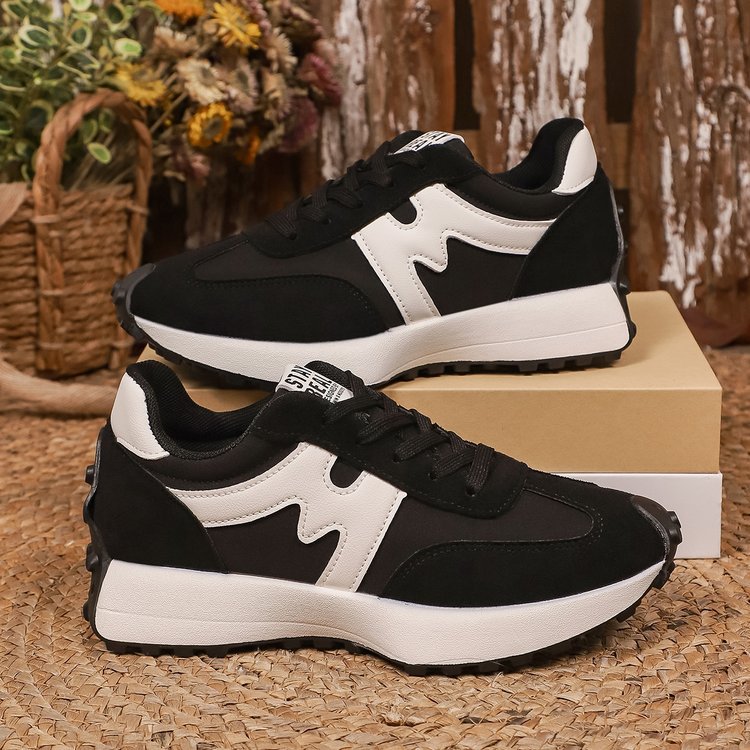 Womens Chunky-Soled Student Sneakers