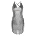 Sexy Sleeveless Backless Low-neckline Dress