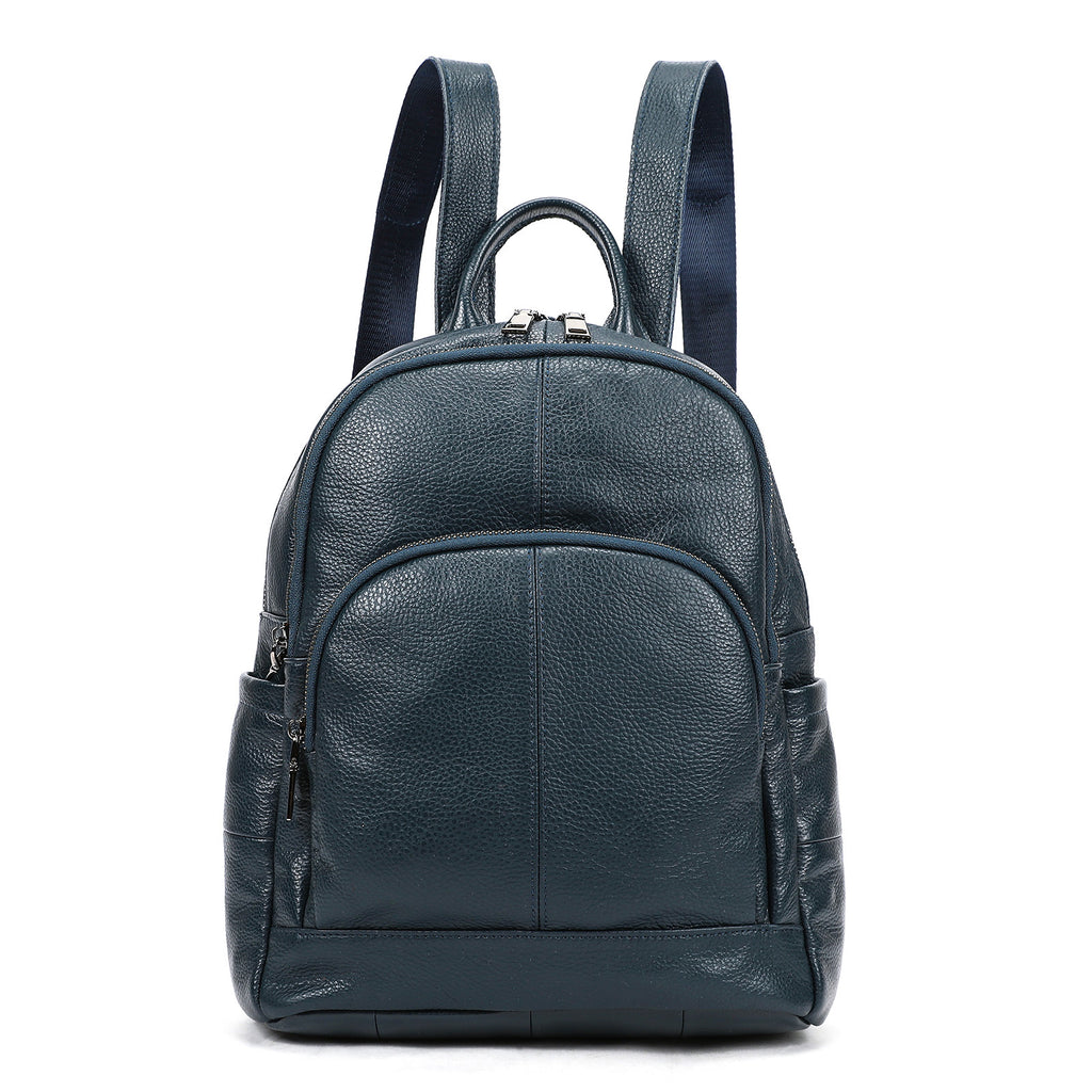 Elegant And Casual Leather Womens Backpack