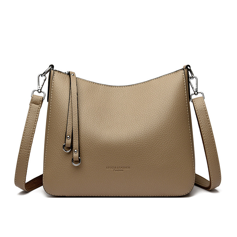New Genuine Leather Fashion Niche Shoulder Crossbody Bag