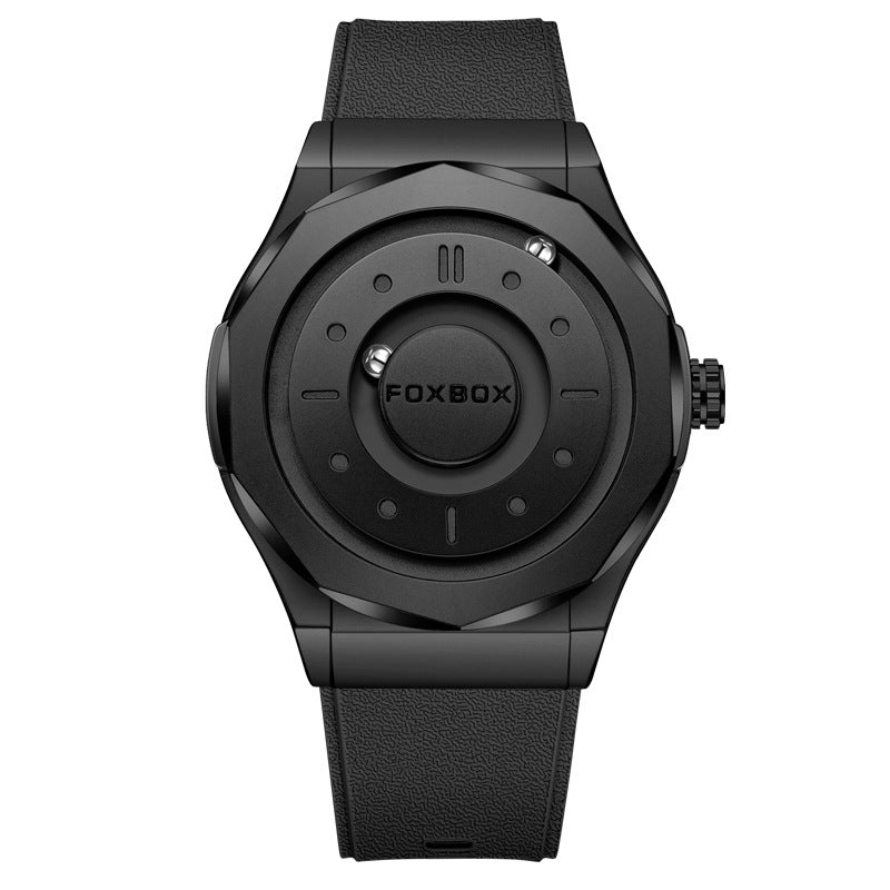 Quartz Watch With A Personalized Magnetic Ball Design