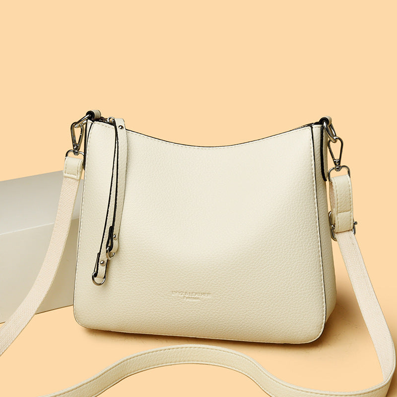 New Genuine Leather Fashion Niche Shoulder Crossbody Bag