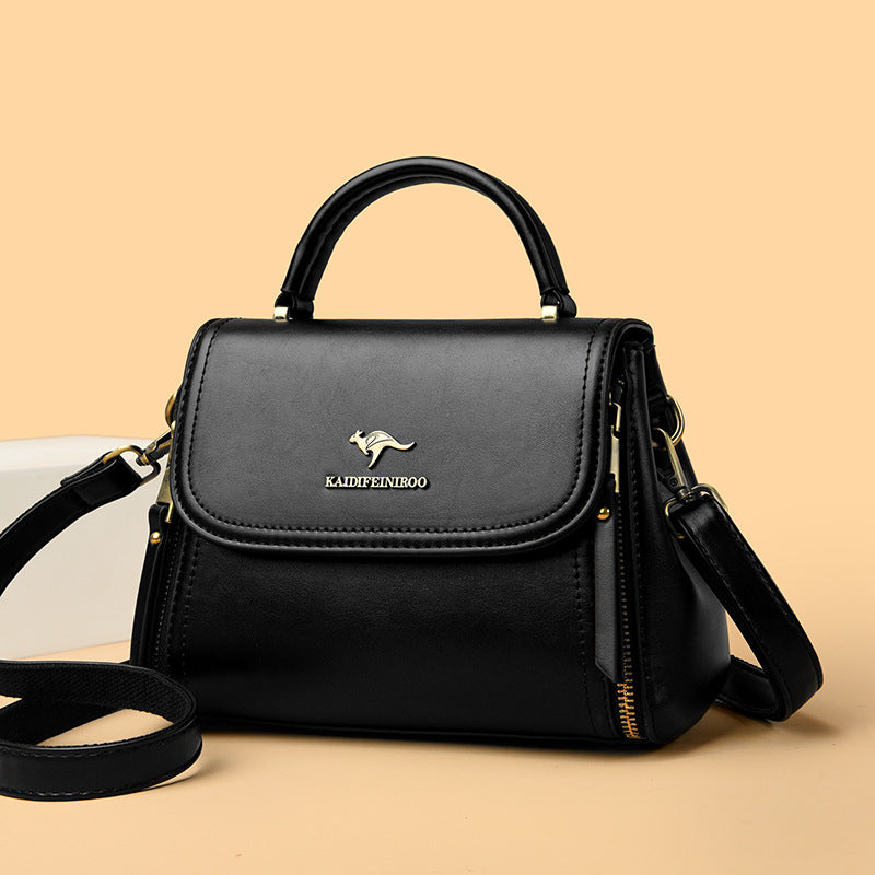 Retro High-end Textured Tote And Shoulder Bag