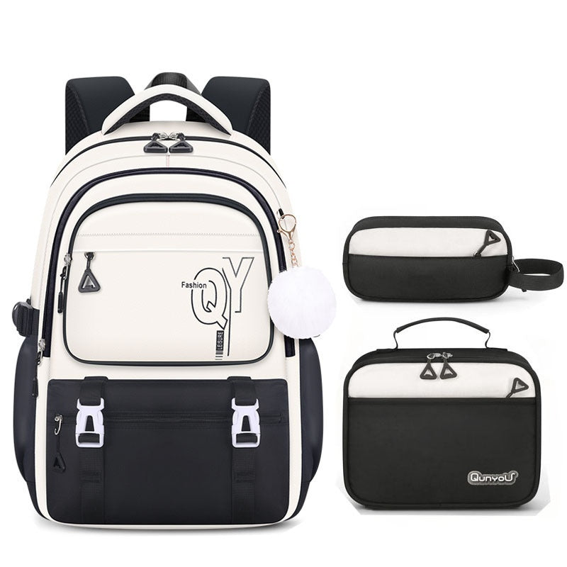New Stylish Elementary School Backpack Cute Kids Backpack  Casual 3  piece Set